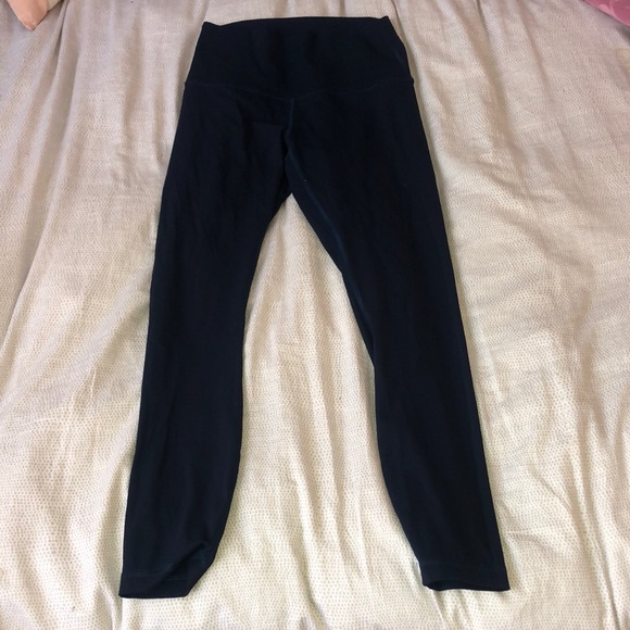 Navy blue lululemon leggings - Picture 1 of 3